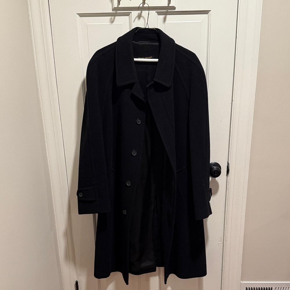 Brooks Brothers Classic Black Trench Coat